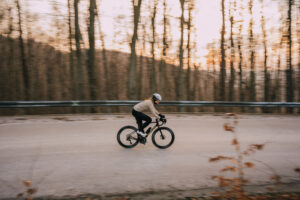 Ridley Grifn roadbike descending